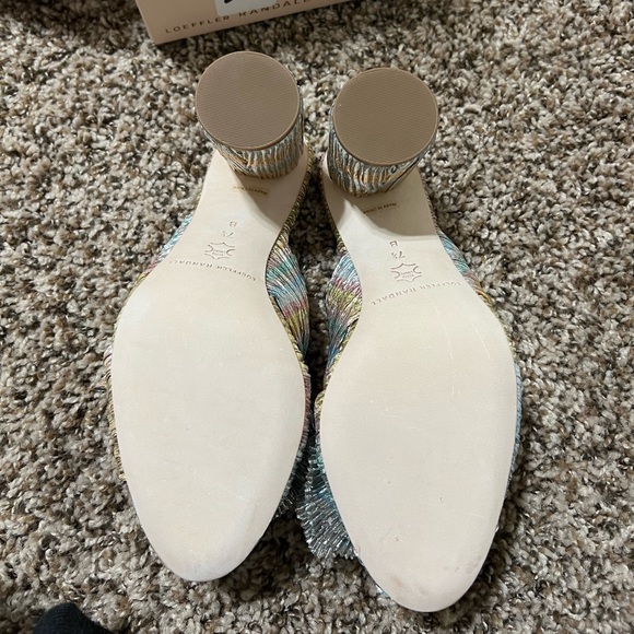 Loeffler Randall penny pastel candy stripe mule - Picture 4 of 5